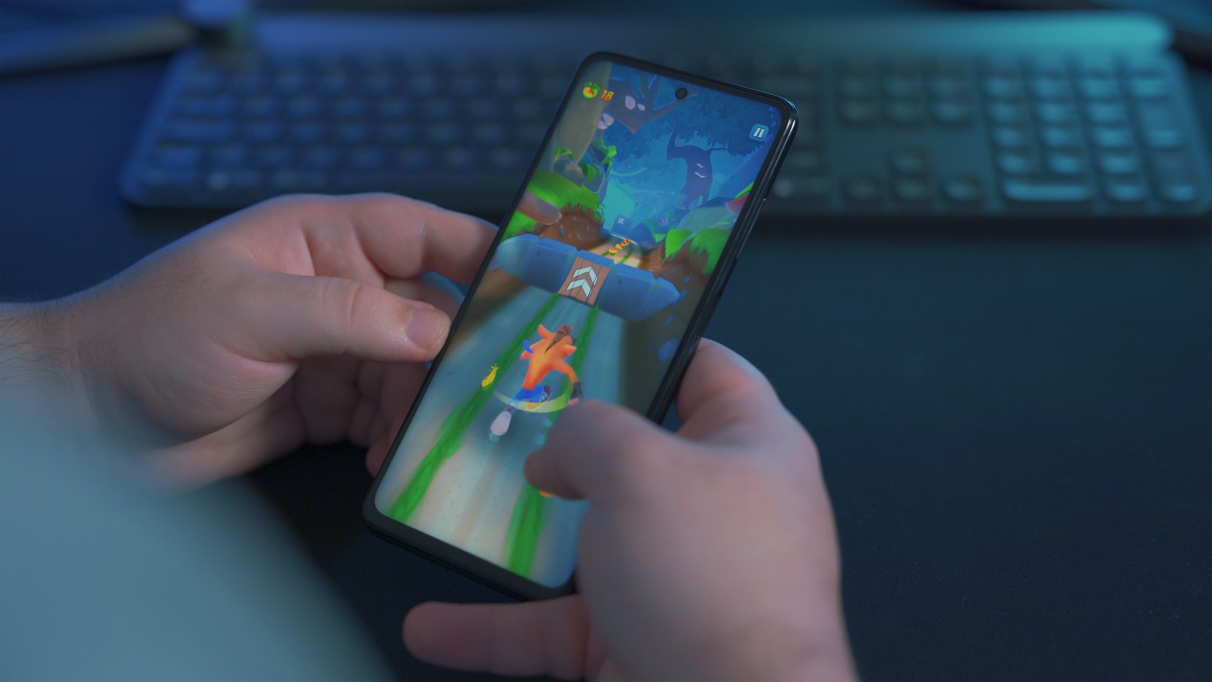 person holding black samsung android smartphone